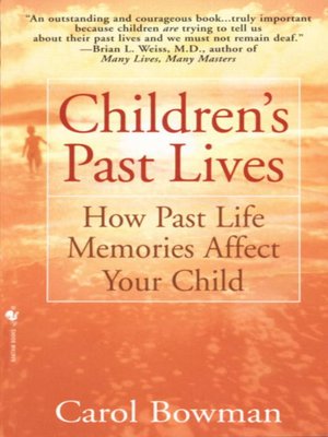 cover image of Children's Past Lives